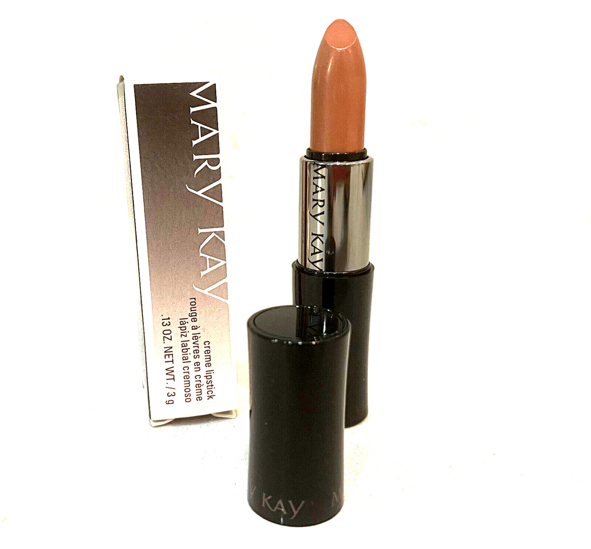 Mary Kay Tanned Basane Creme Lipstick - Full Size 0.13 Oz, New in Box