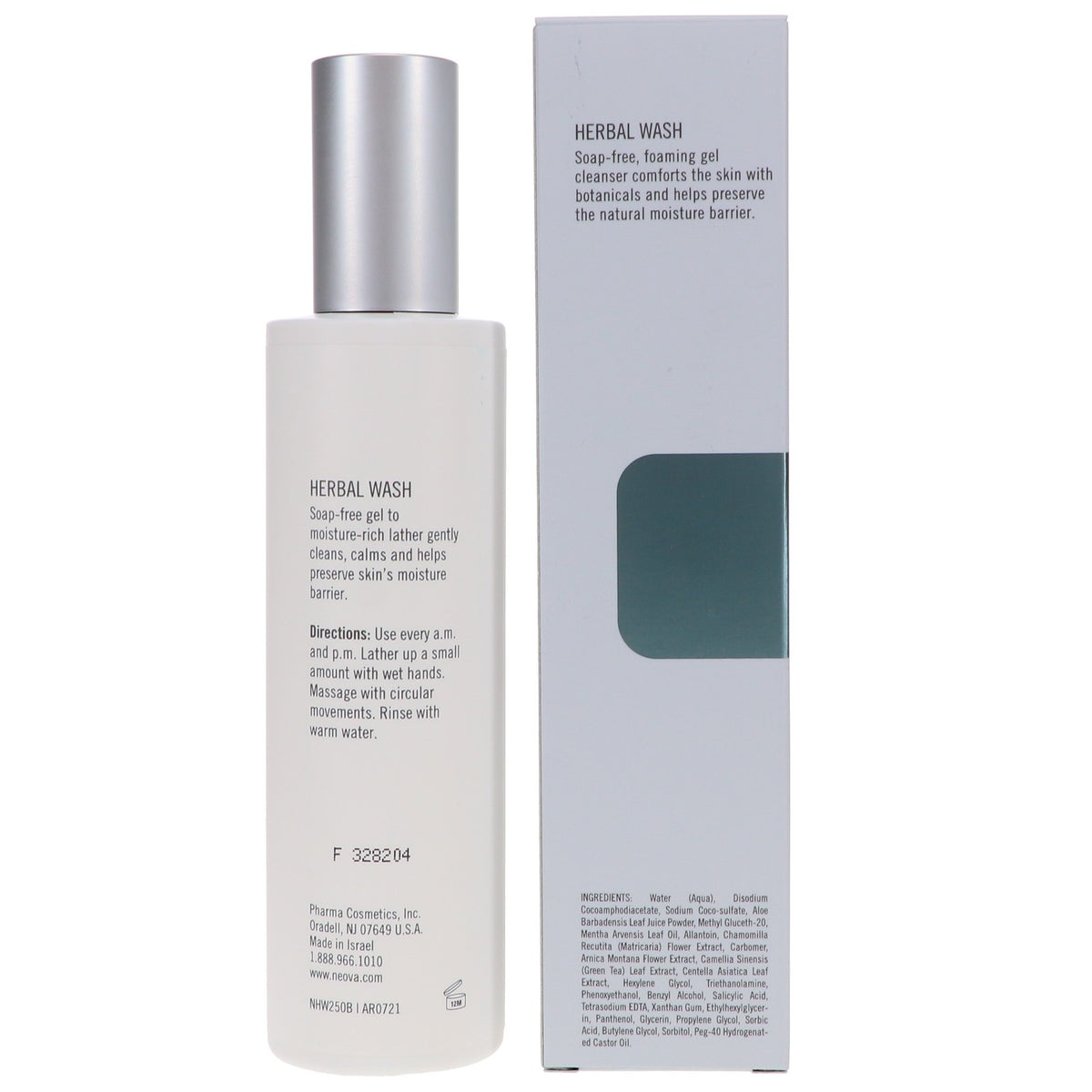 Herbal Facial Cleanser Gel for Hydrated & Calm Skin 8.5 oz