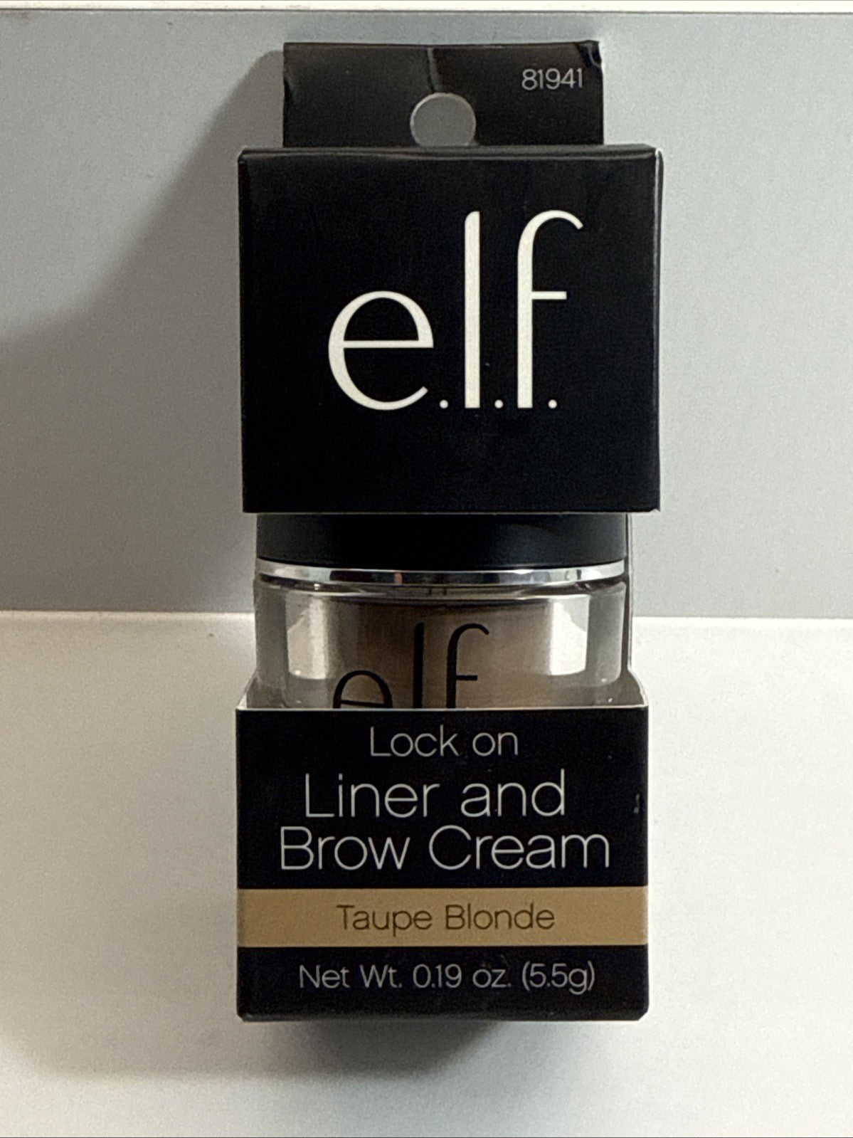 ELF Lock On Liner and Brow Cream Taupe Blonde 0.19 oz Pomade - Eyebrow & Eyeliner Makeup