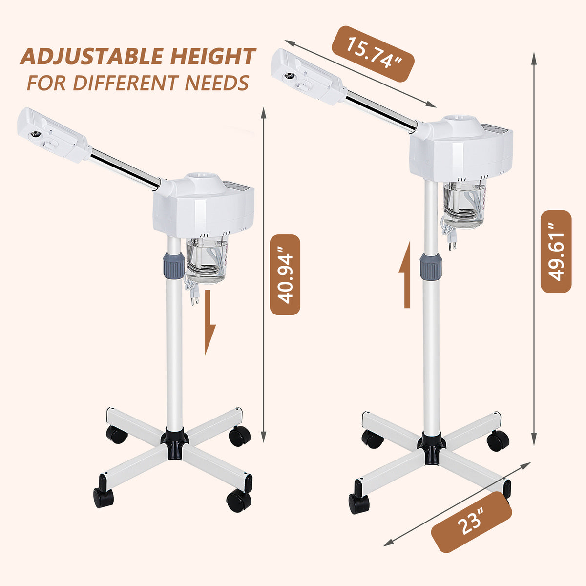 Professional Facial Steamer with Ozone & Steam Modes