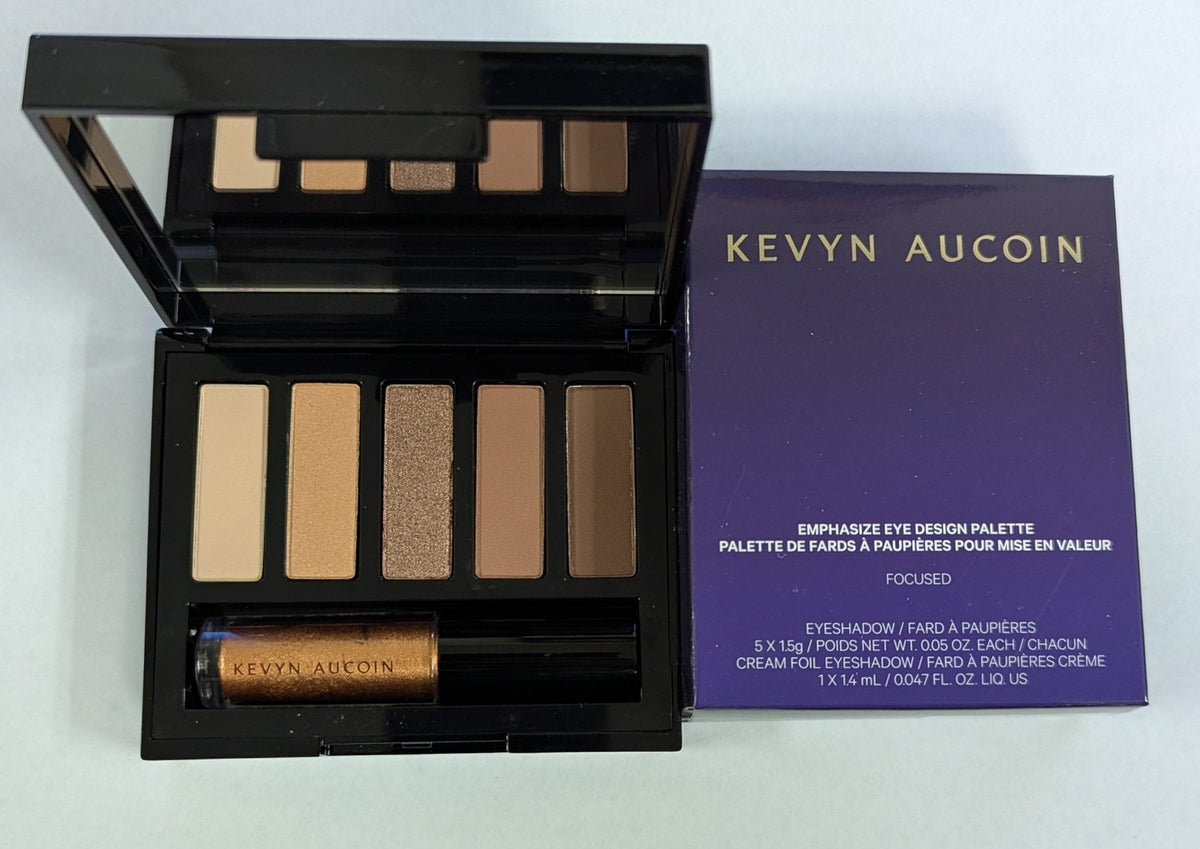 Kevyn Aucoin Eyeshadow Palette - 5 Shades Focused Eye Makeup