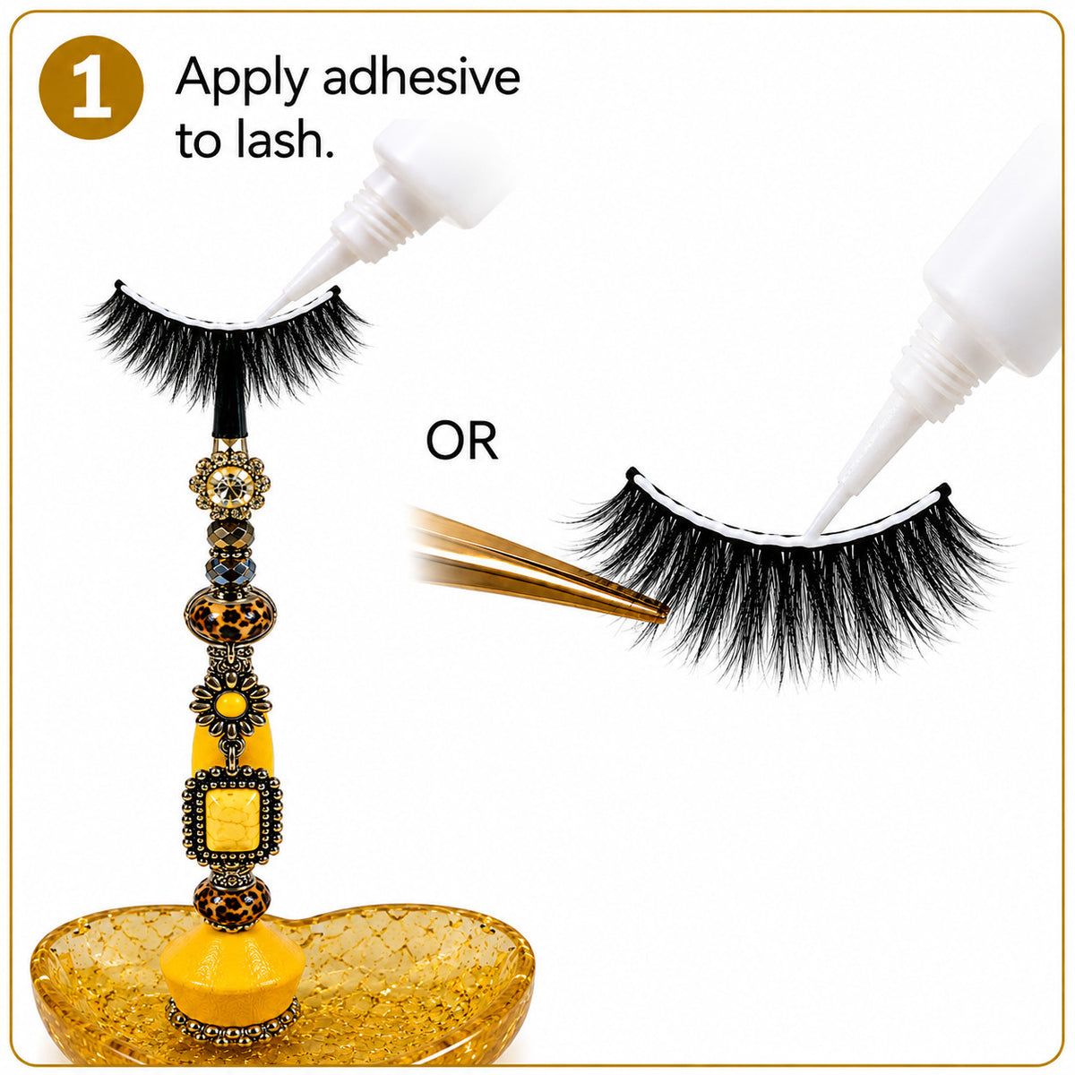 Magnetic Lash Stand for Prep, Drying & Display - Handmade Eyelash Tool