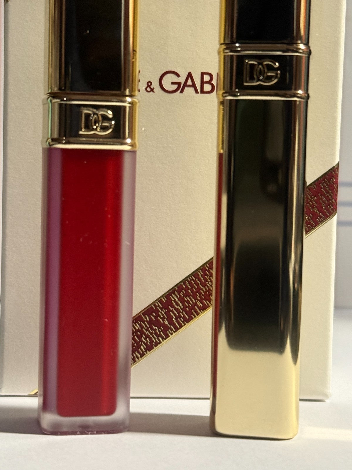 Lip & Eye Makeup Gift Set - Mascara & Liquid Lipstick with Total Black & Devotion Shades