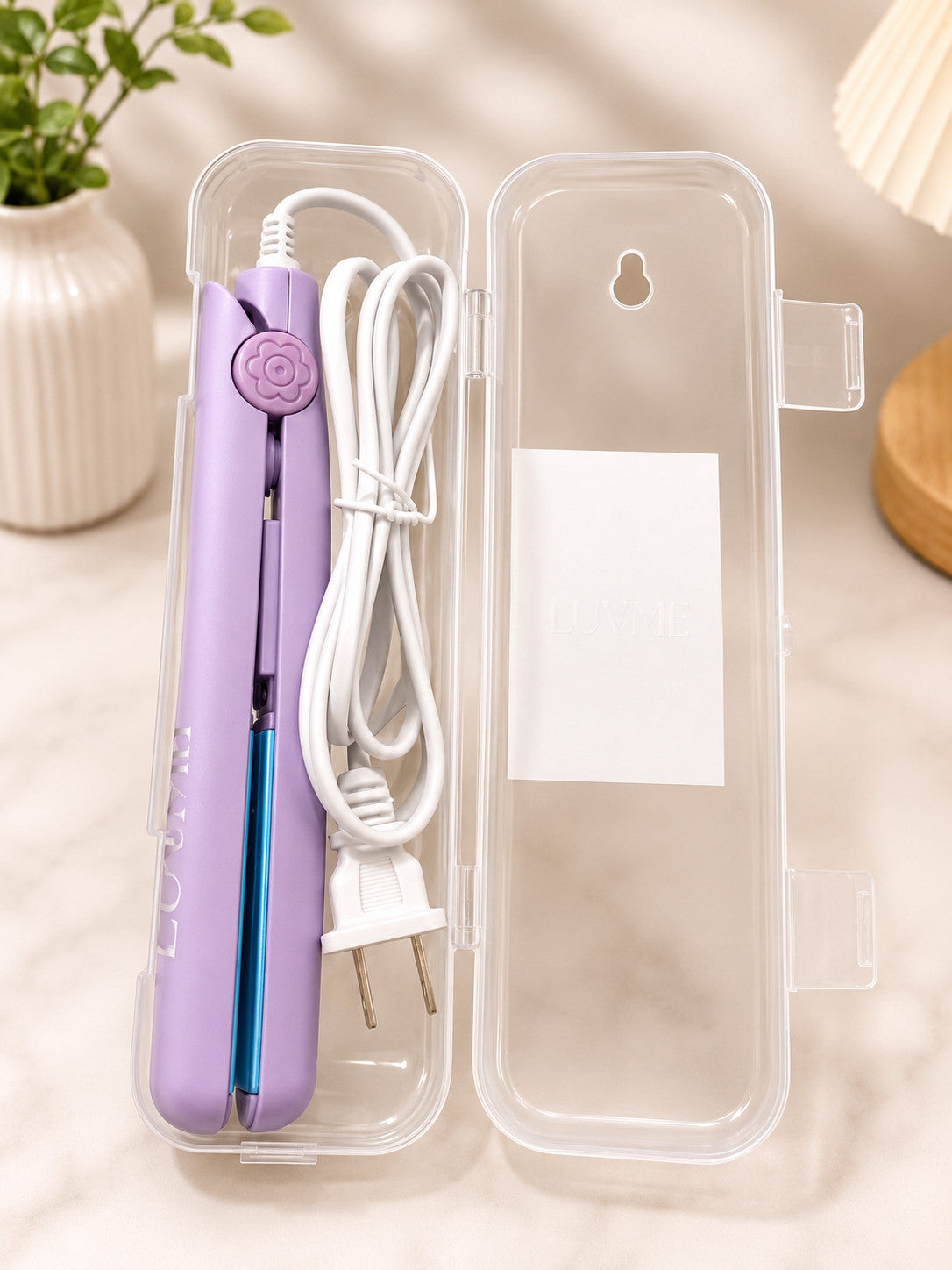 LUVME Hair Styling Clips Set Purple Salon Sectioning Extension Access