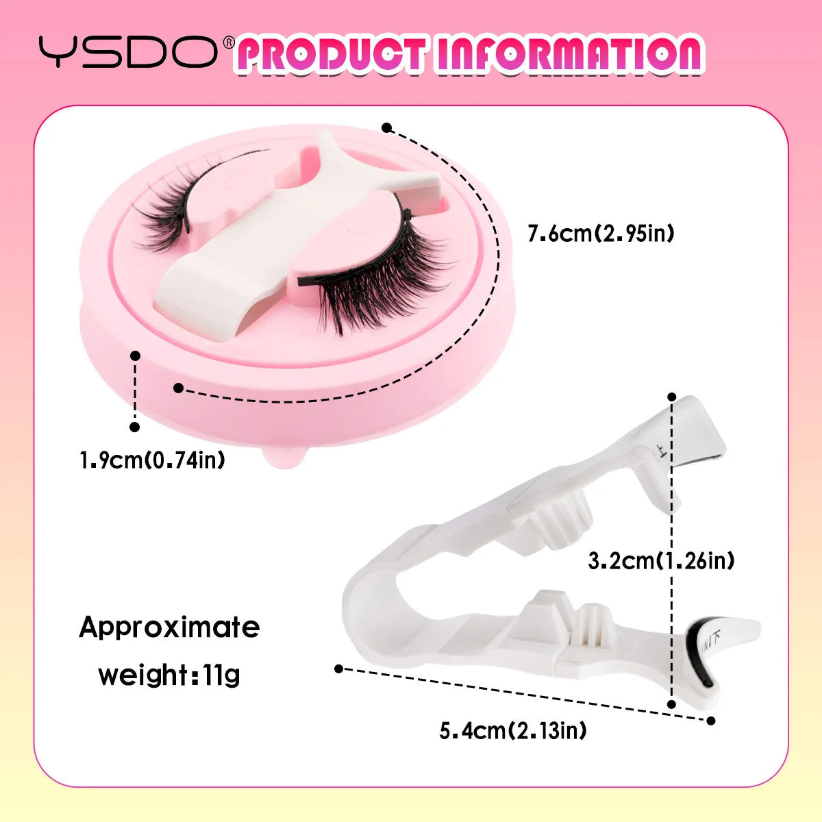 Magnetic 3D Mink Eyelash Kit - Reusable False Lash Set for Natural Look