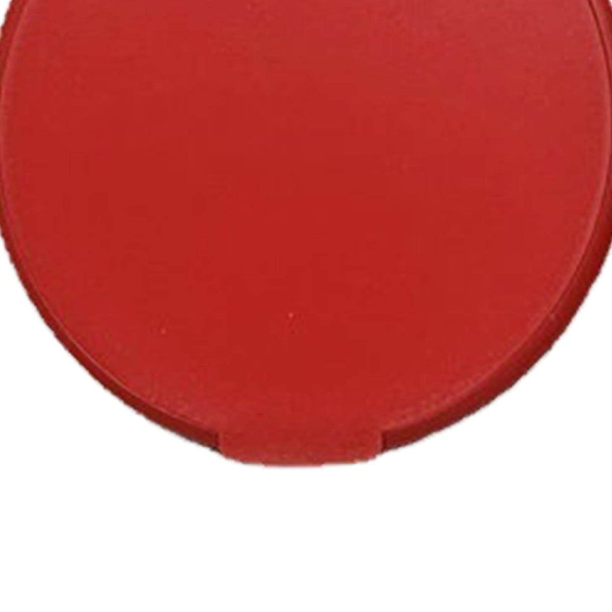 Lighted Folding Circular Pocket Mirror - Compact Travel Makeup Mirror, Red