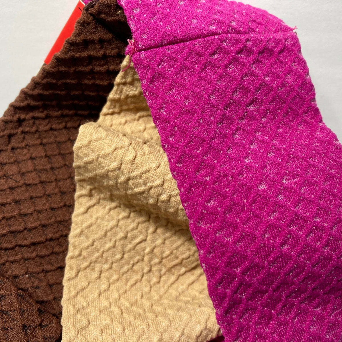 Vidal Sassoon Thermal Knit Headwrap Head Band Pack of 3 Pink Brown Tan