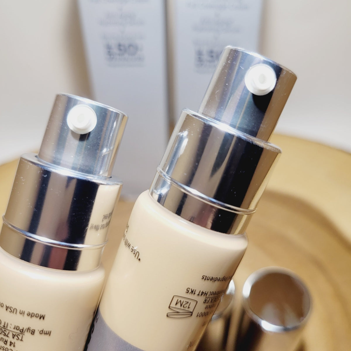 Full Coverage Anti-Aging Foundation SPF 50+ Medium Tan - Cream Makeup