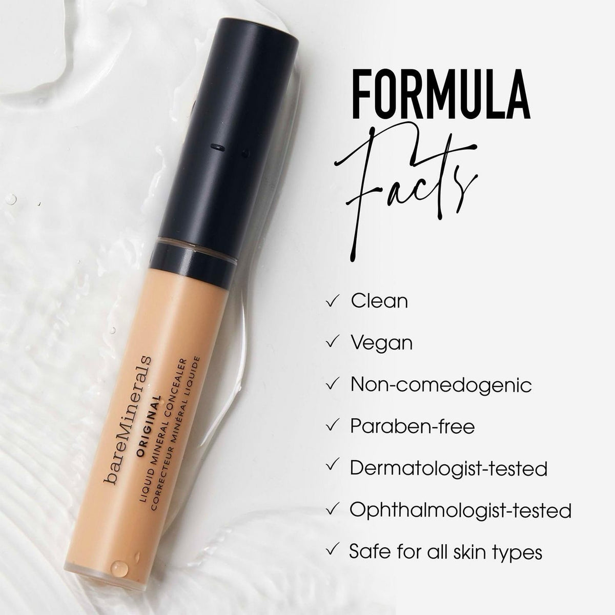 Liquid Mineral Concealer Medium 3N Full Size 0.2 oz - Flawless Face Makeup