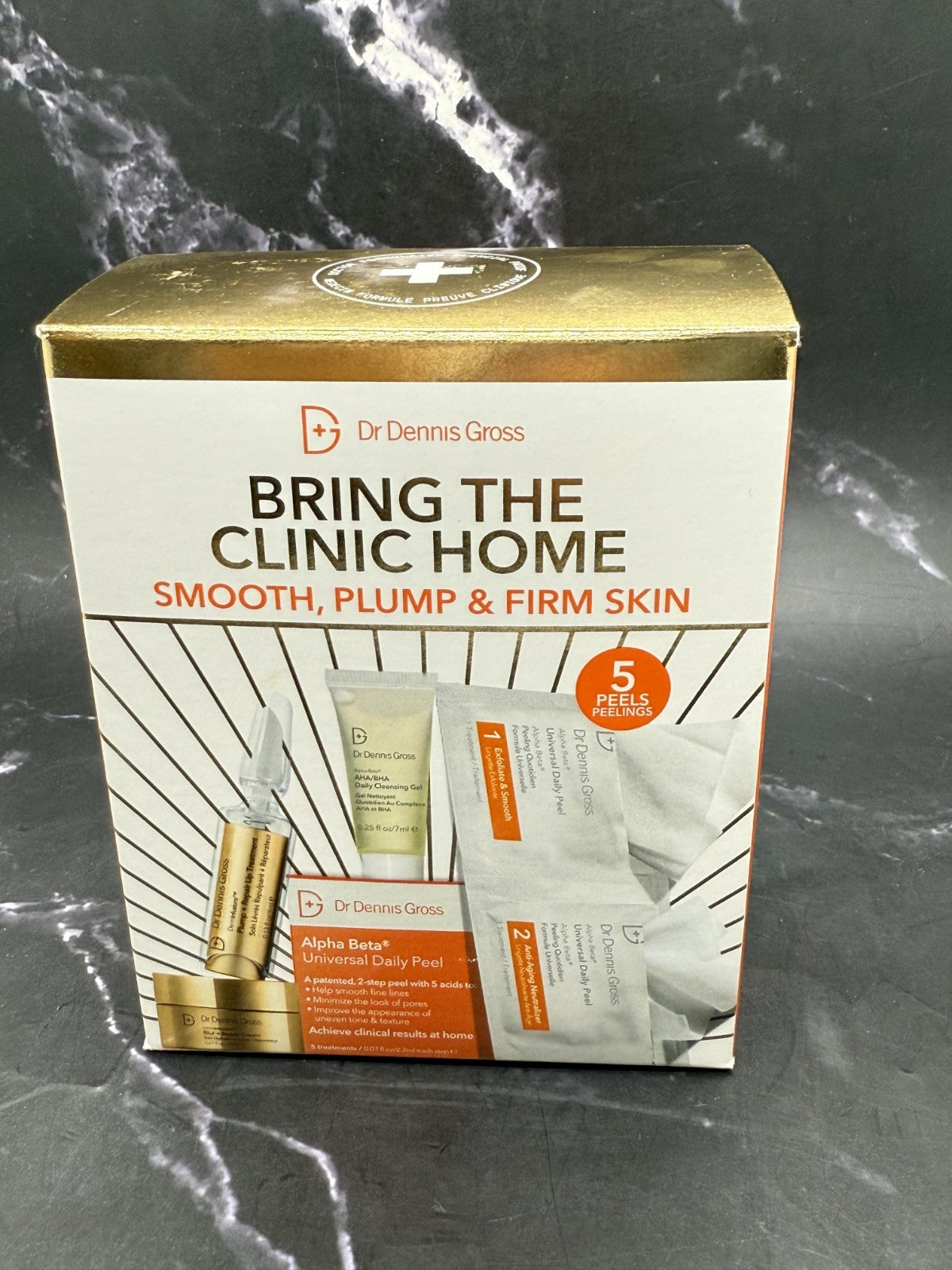 Dr Dennis Gross Bring The Clinic Home 4-Piece Skincare Set with Lip Treatment