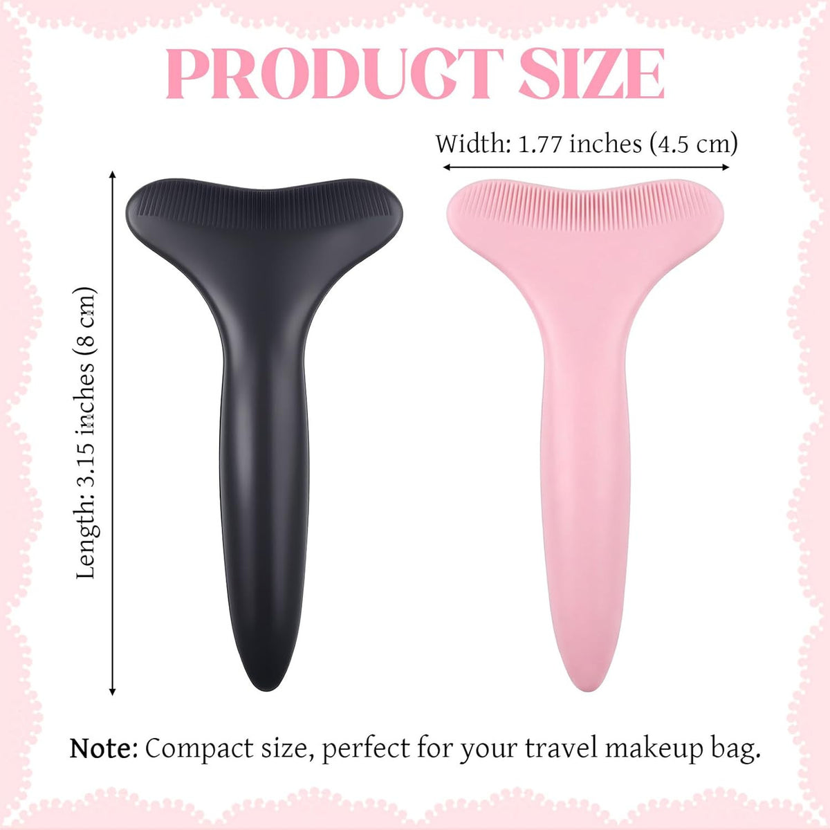 Silicone Mascara Shield 2-Pack - Eyelash Makeup Applicator Guard