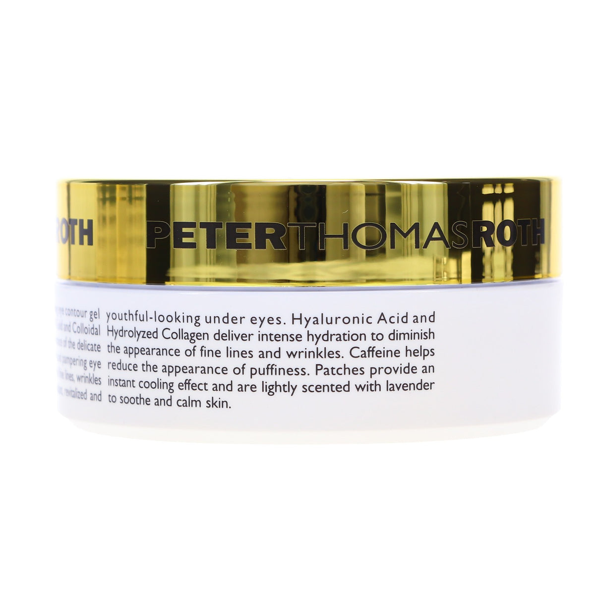 Anti-Aging Eye Patches with Gold & Caffeine - Hydrating, Firming, 60 pcs