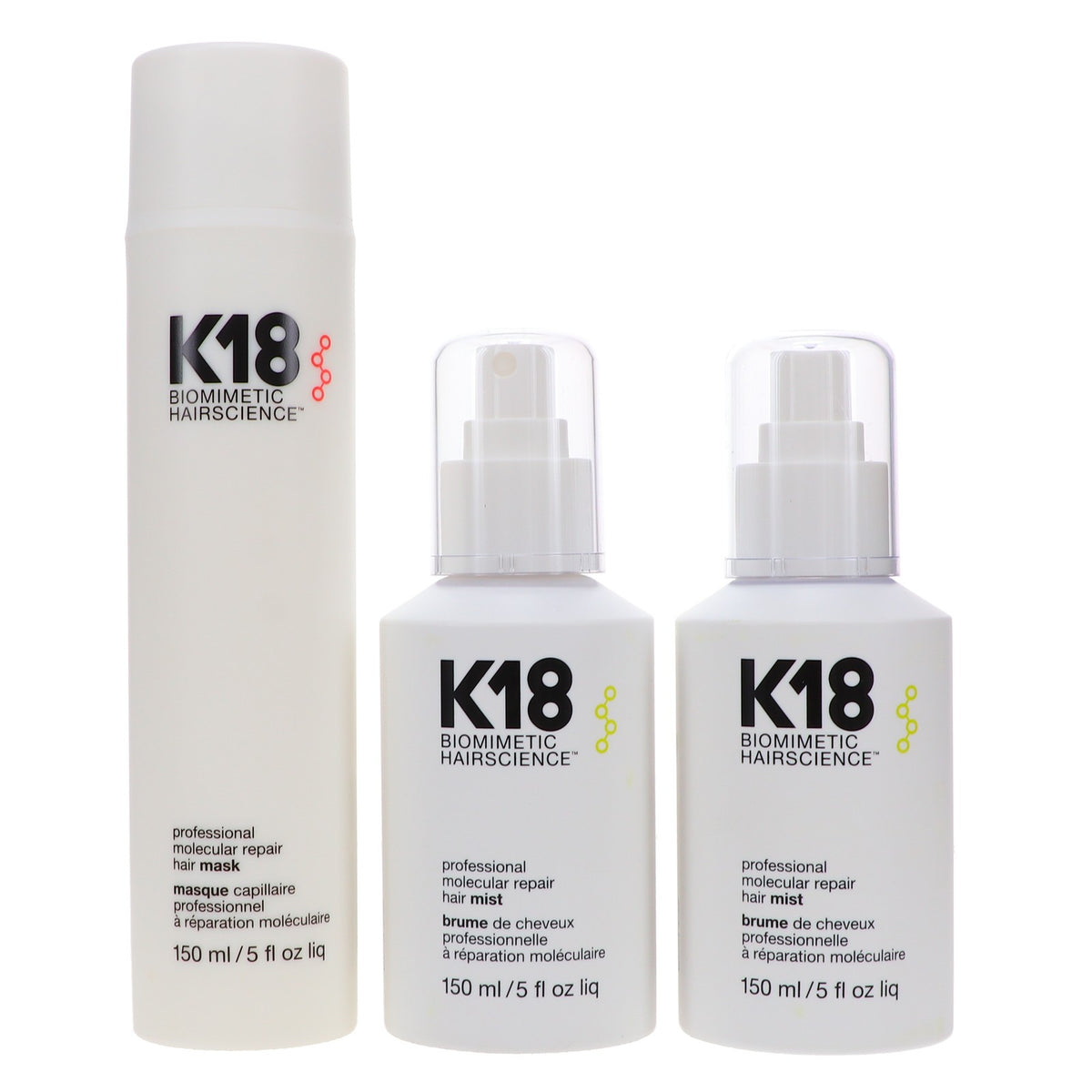 K18 Pro Peptide Hair Treatment Starter Kit - Damage Repair & Strengthening