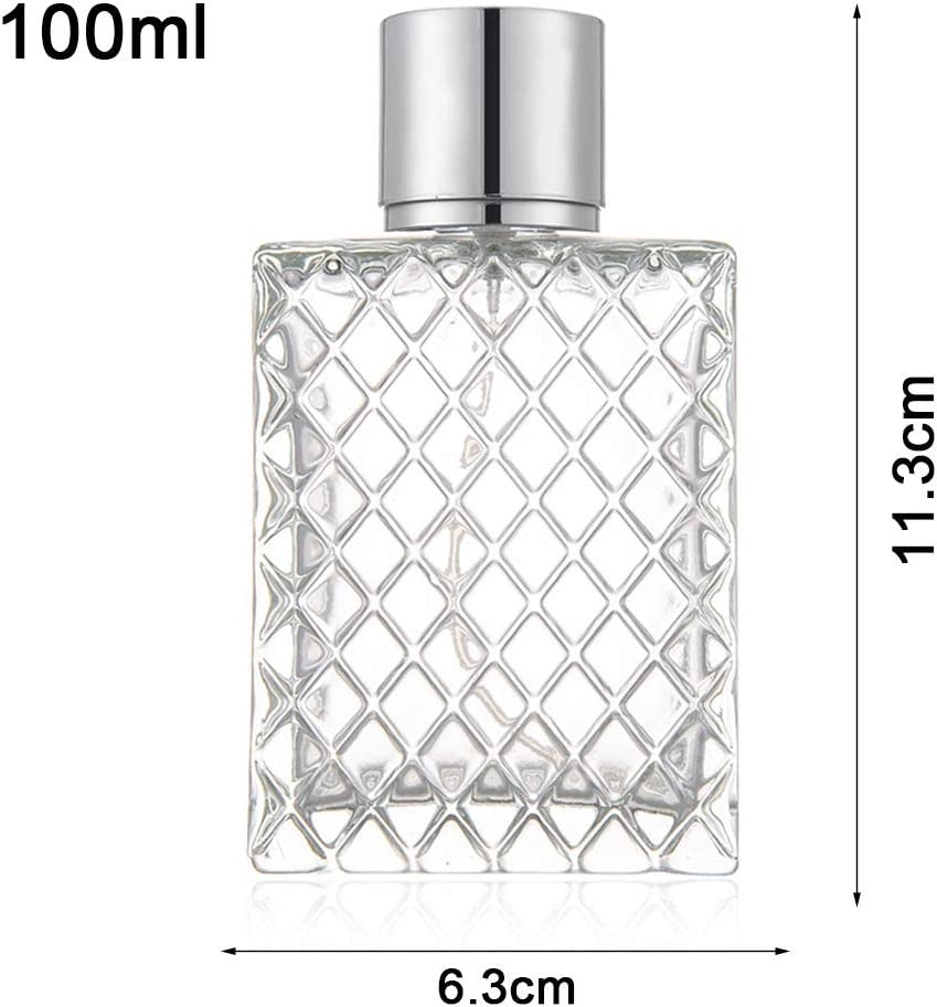 100ml Refillable Glass Spray Perfume Bottle Fine Mist Atomizer