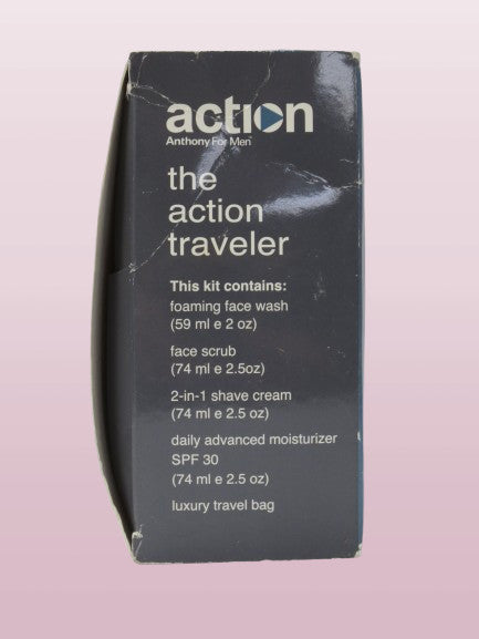 Men's Travel Grooming Kit - 4-Piece Action Anthony Set, Boxed