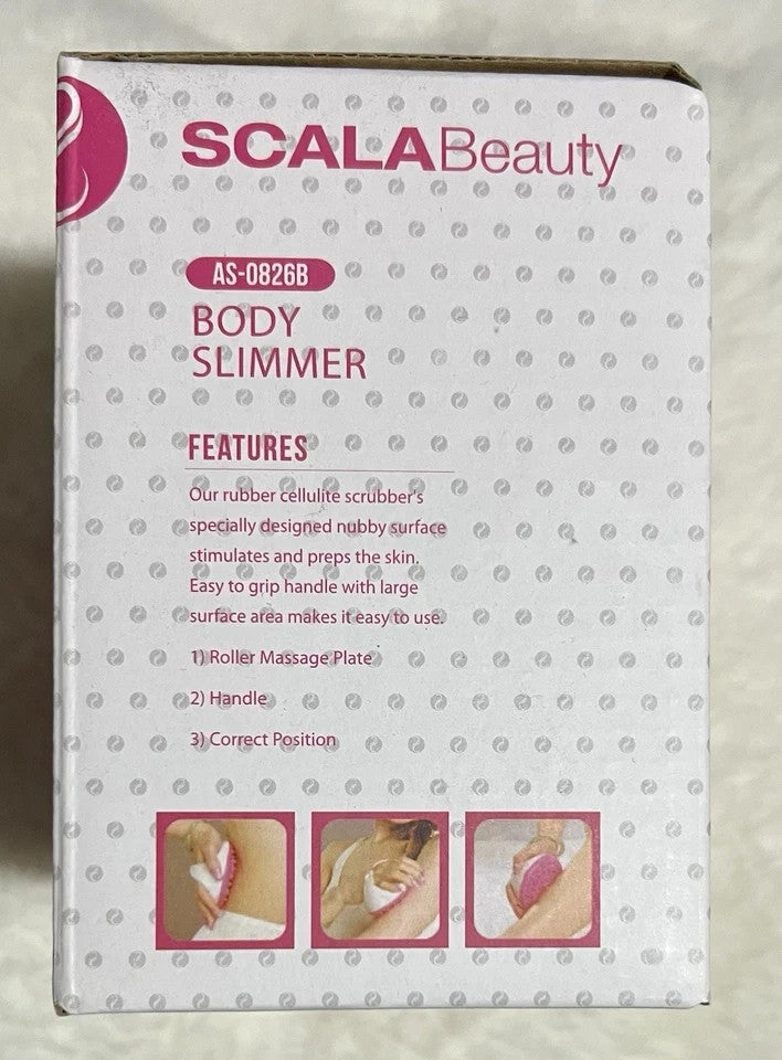 Silicone Anti-Cellulite Body Slimmer Massager Shower Scrubber