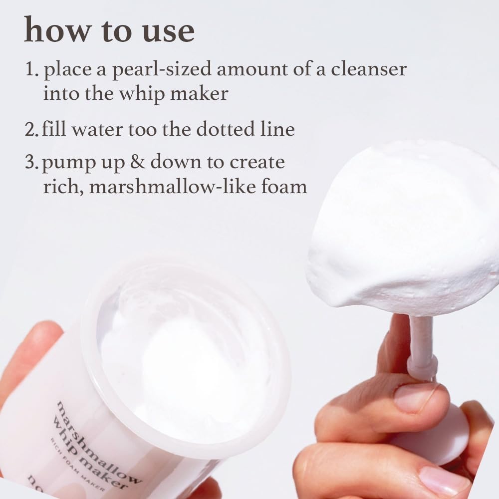 Cleansing Bubble Foam Maker - Marshmallow Whip Facial Cleanser Tool