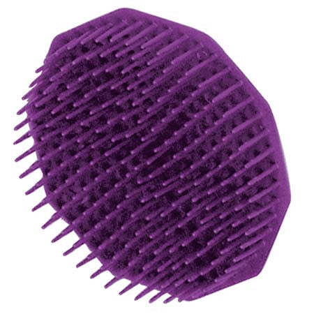 Scalpmaster Shampoo Brush Purple with Finger Hole - Scalp Massage Tool