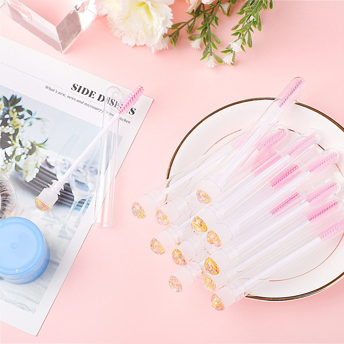 Disposable Eyelash Brush & Lash Wand Makeup Tool for Eyelash Extensions