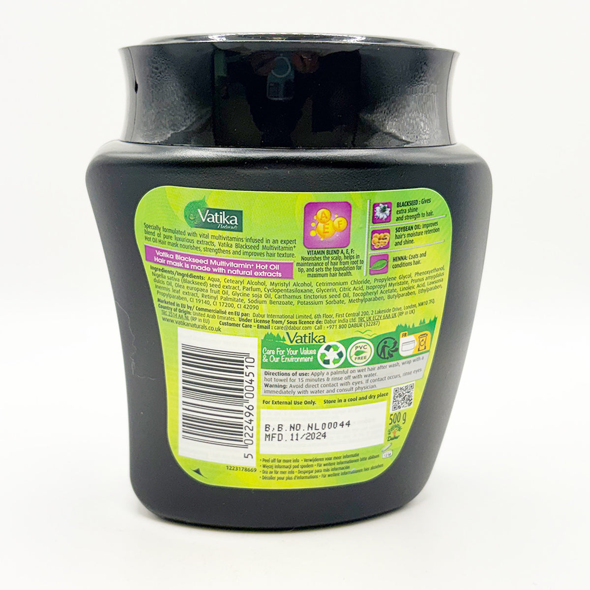 Multivitamin Hot Oil Hair Mask 500g - Nourishing Strengthening Treatment