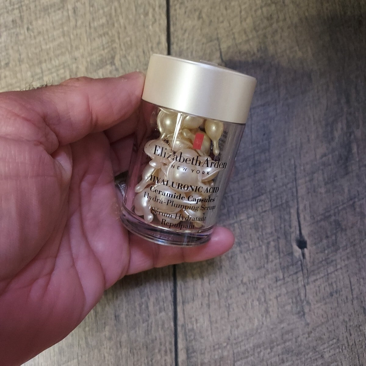 Elizabeth Arden Hyaluronic Acid Ceramide Face Serum Capsules Hydrating 30 Count