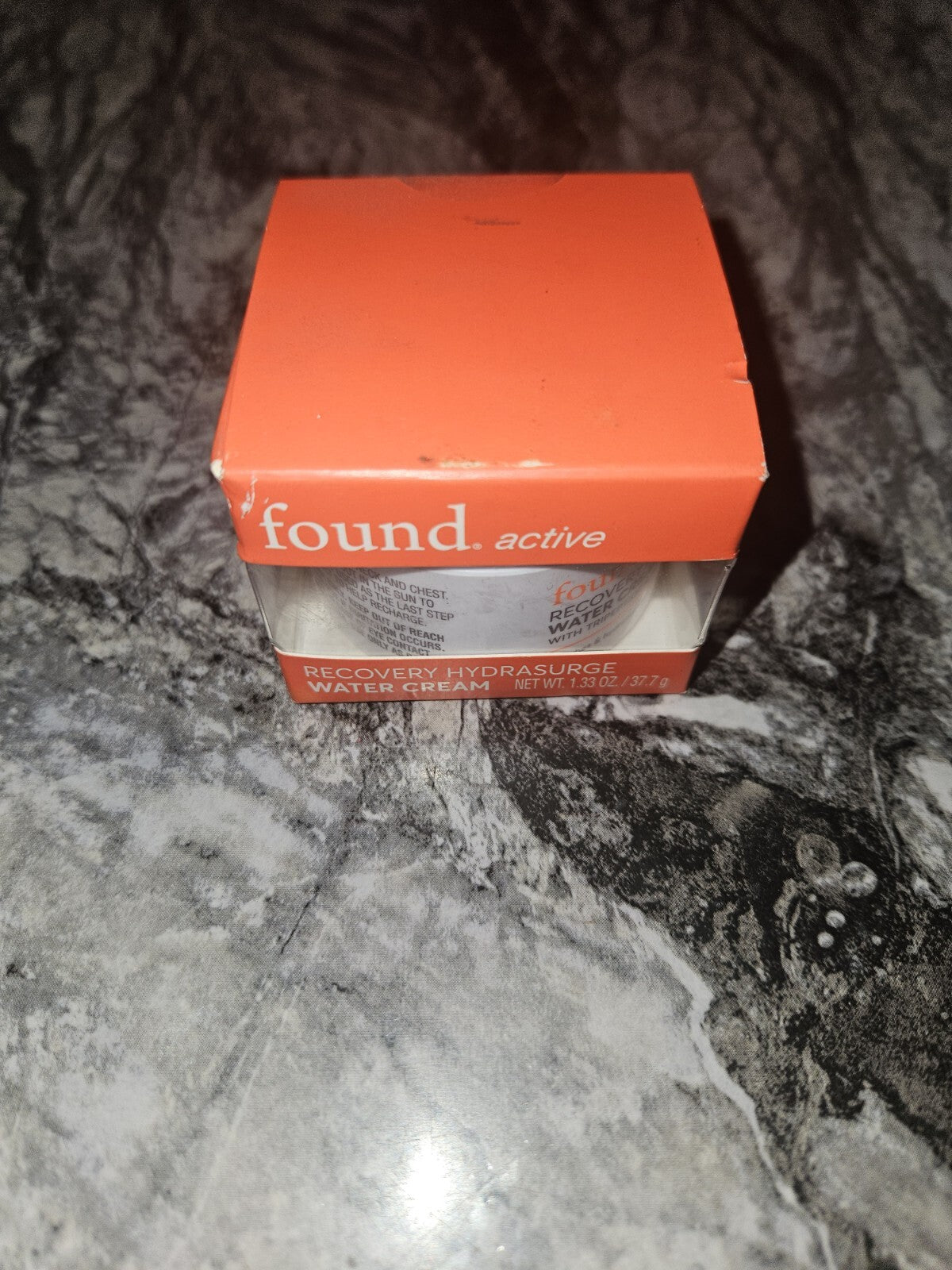 Found Hydrasurge Water Cream Moisturizer - Active Recovery 1.33 oz New