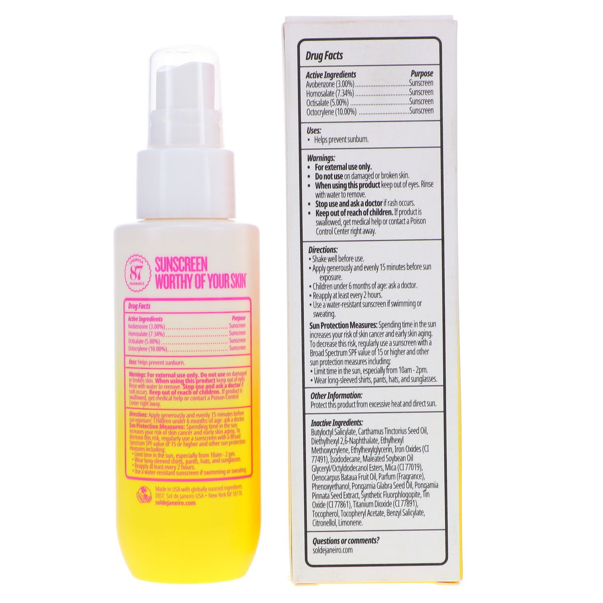 SOL DE JANEIRO RIO RADIANCE SPF 50 BODY OIL 3 OZ ~ Dec 2025 New, Free