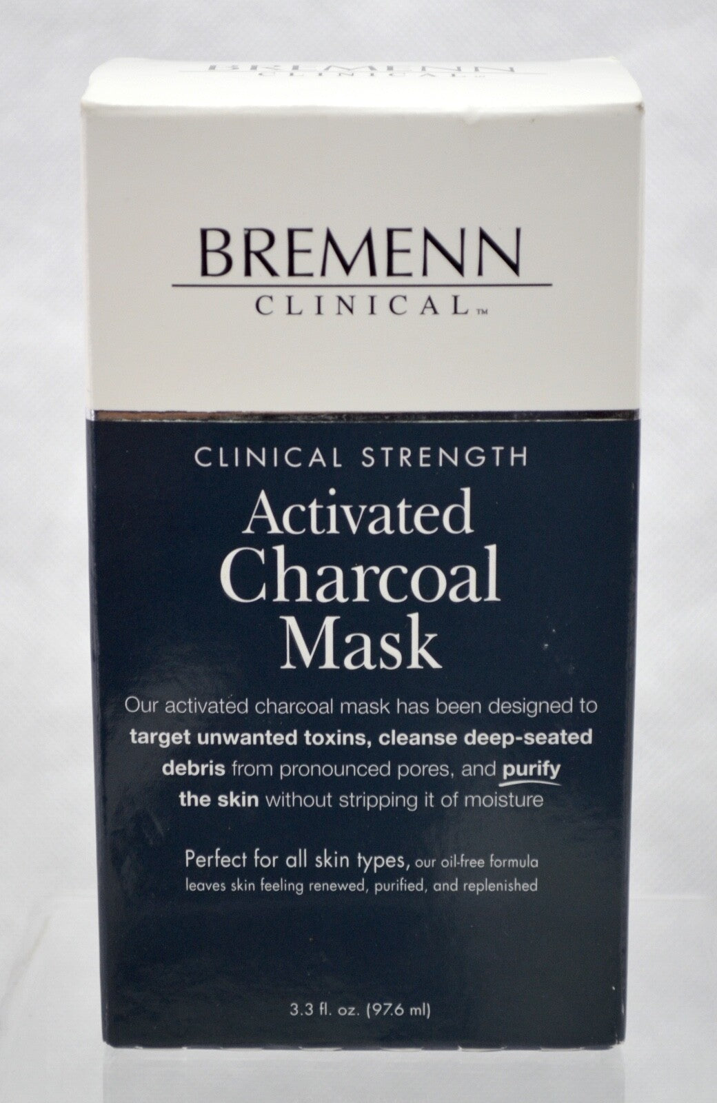 Clinical Strength Activated Charcoal Face Mask, 3.3 oz (Lot of 2)