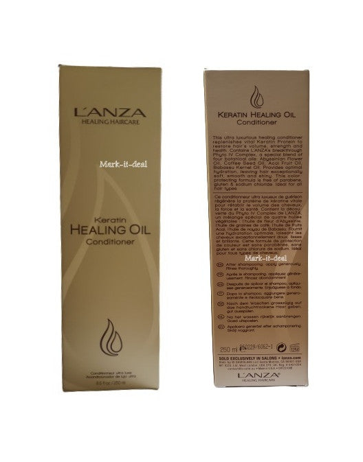 Lanza Keratin Healing Oil Conditioner - 8.5 oz Hair Repair & Nourishment