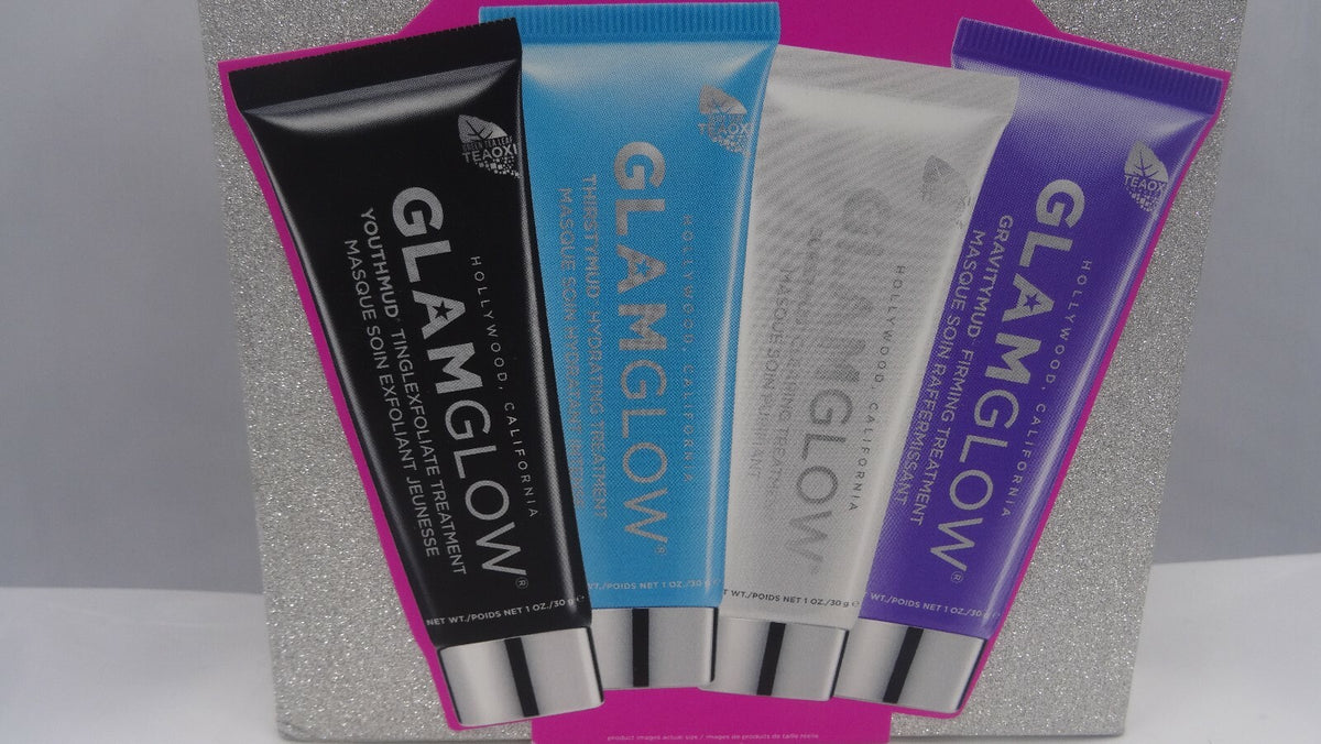 Glamglow Face Treatment Set - Anti-Aging Hydrating Clarifying Firming 1 oz Each