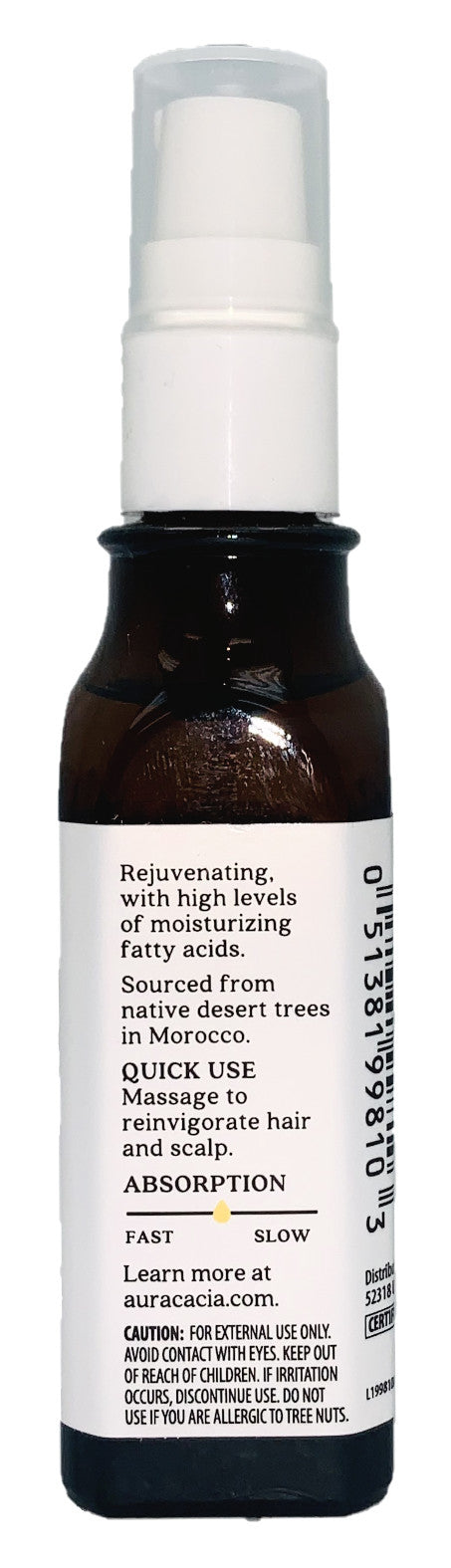 Organic Argan Oil - Cold Pressed Skin & Hair Moisturizer 1 oz