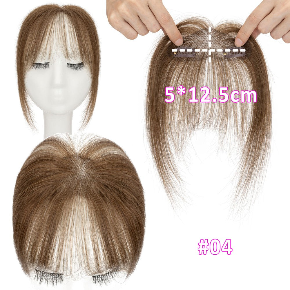 Clip-In Human Hair Bangs Extensions - Thick, Wispy, French & Air Styles