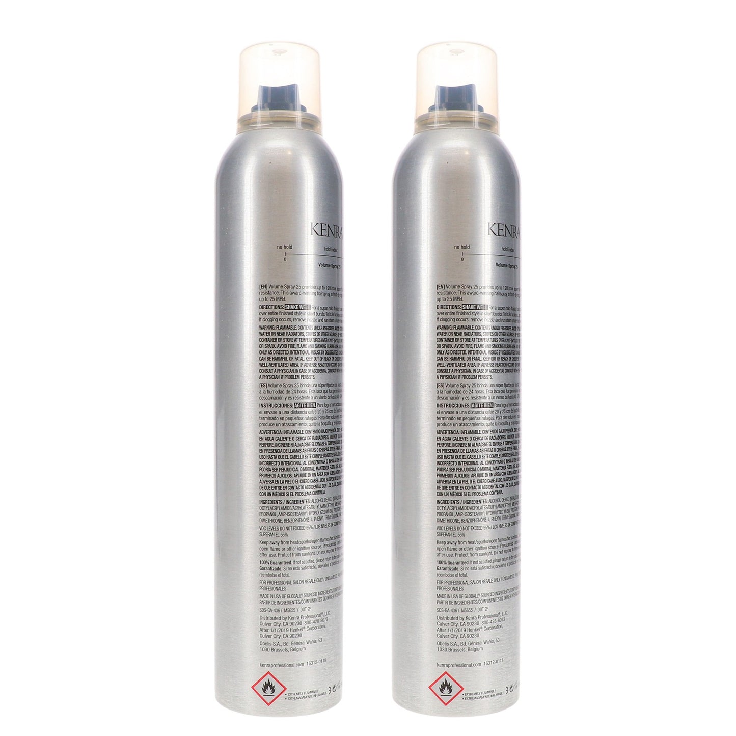 Kenra Volume Spray Hair Spray #25 10 oz - 2 Pack for Maximum Volume & Hold