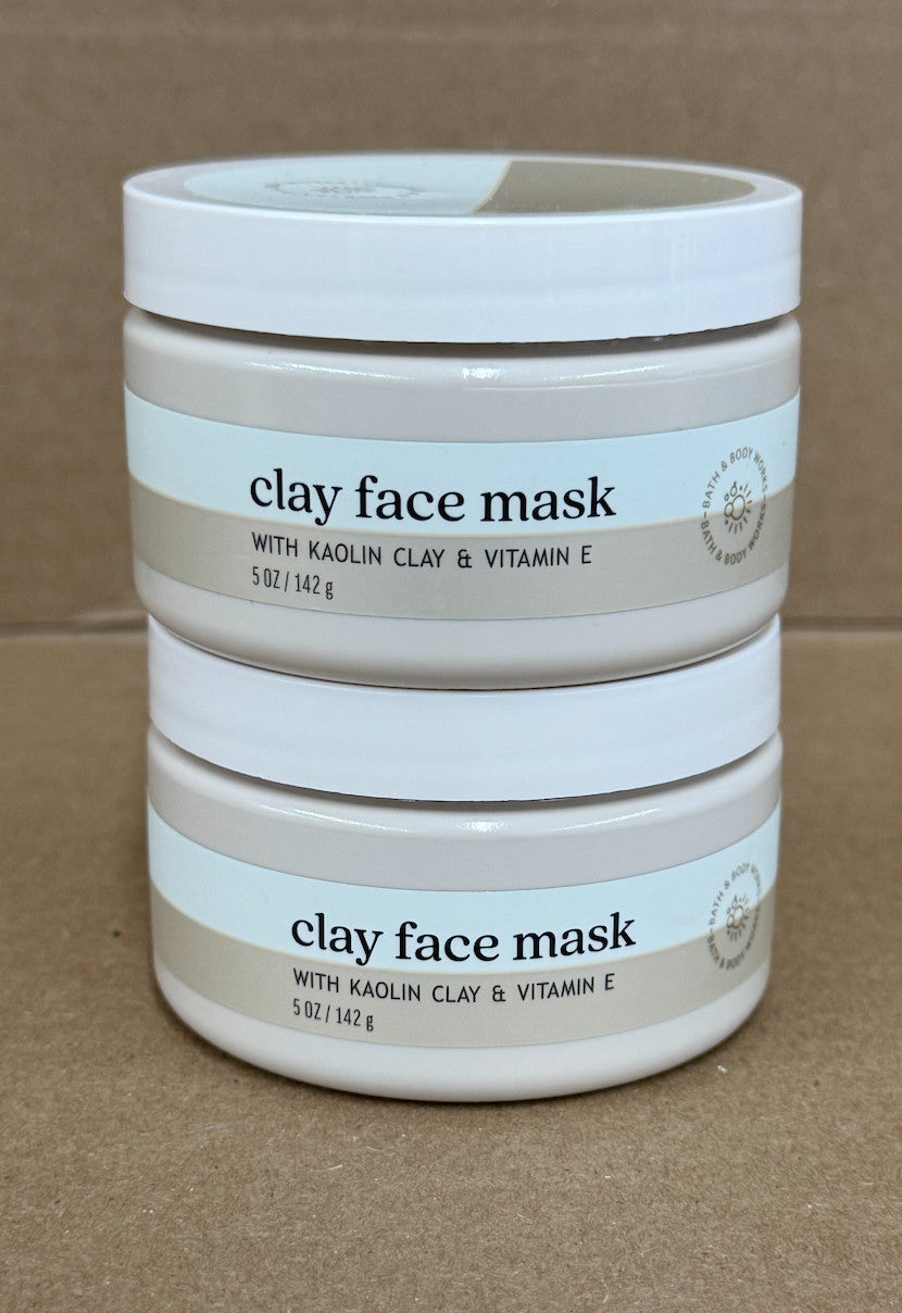 Clay Face Mask with Vitamin E & Kaolin