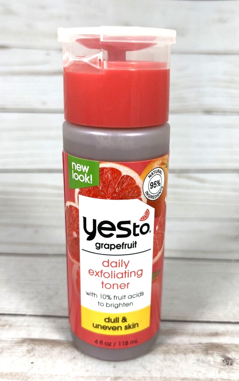 Grapefruit Daily Exfoliating Toner for Dull & Uneven Skin 4oz - 2 Pack