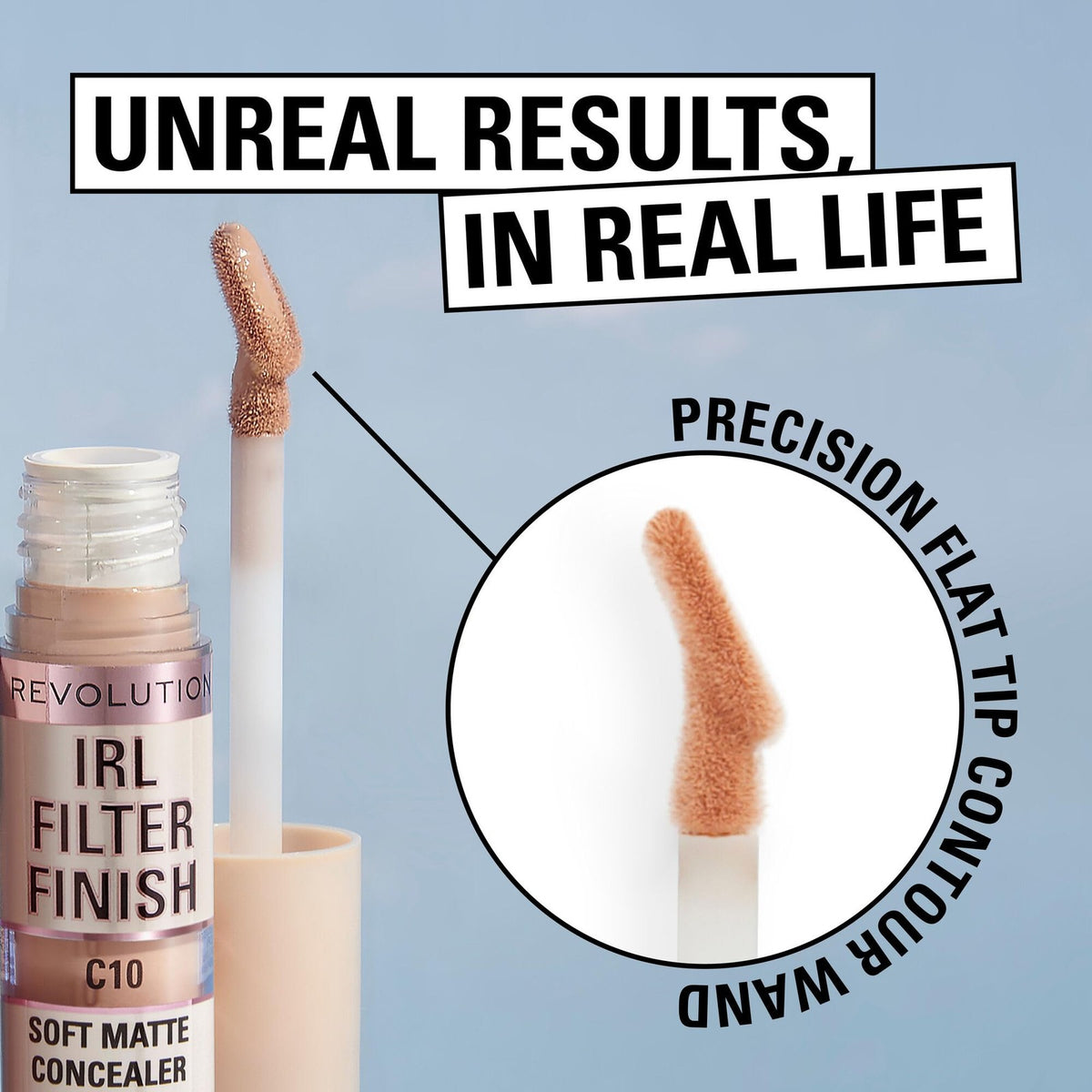 Full Coverage Medium Skin Concealer with Hyaluronic Acid - Vegan & Cruelty-Free