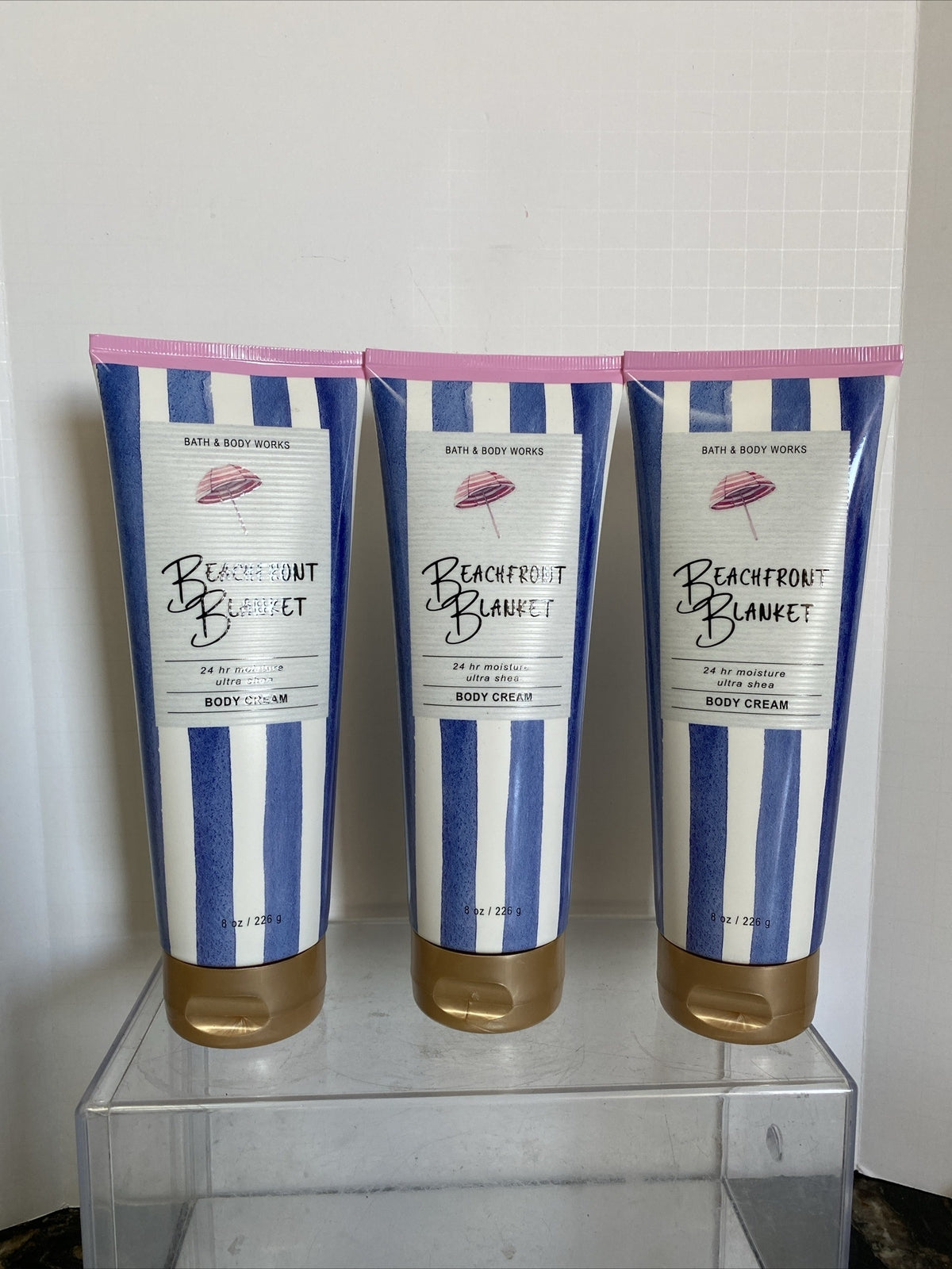 Beachfront Blanket Body Cream 8oz - Set of 3