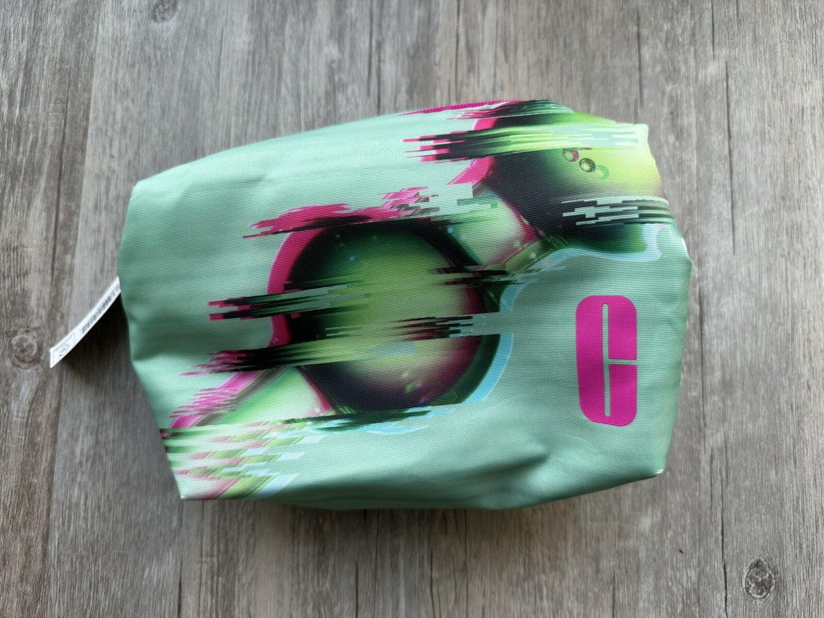 Clinique Green Cosmetic Bag for Sale – Travel Makeup Organizer