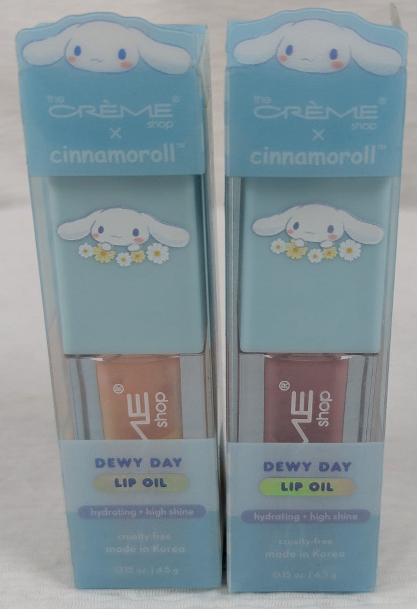 Lip Oil Set - Dewy Day Lip Gloss with Poppy & Lilac Shades - 2 Pack