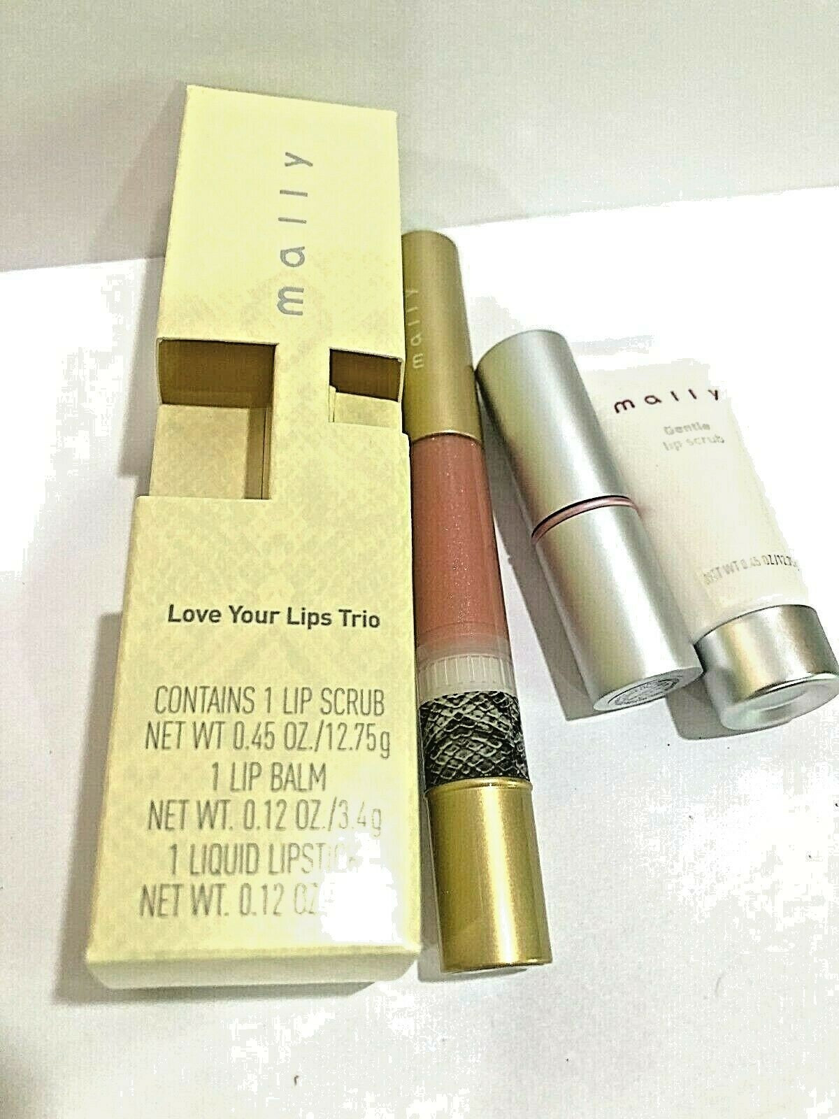 Lip Care Set - Lip Scrub, Clear Lip Balm & Lipstick in Baby Shade