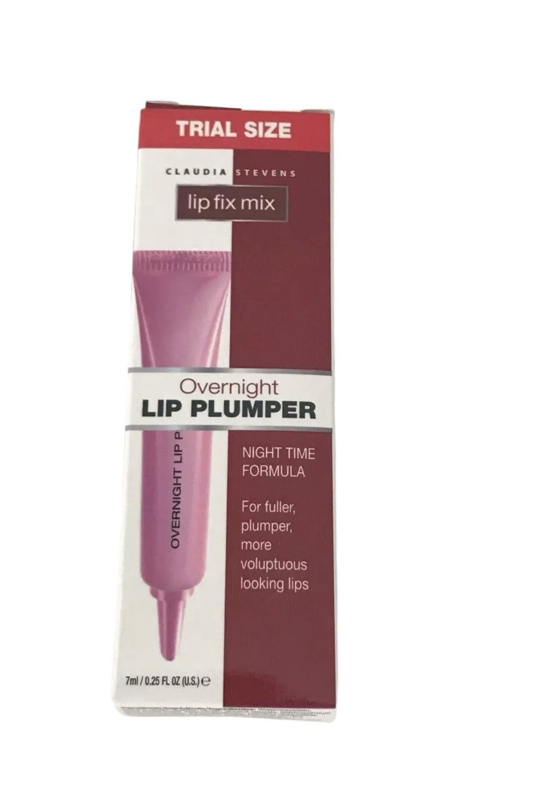 Overnight Lip Plumper Nighttime Lip Care Serum - 0.25 Fl Oz