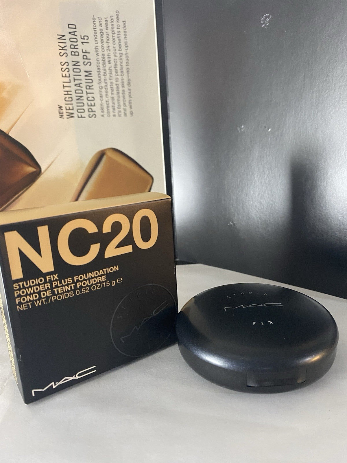 MAC Studio Fix Powder Plus Foundation NC20 0.52 OZ Face Makeup
