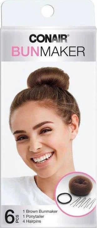 Conair Bun Maker Kit for All Hair Types- 6pc