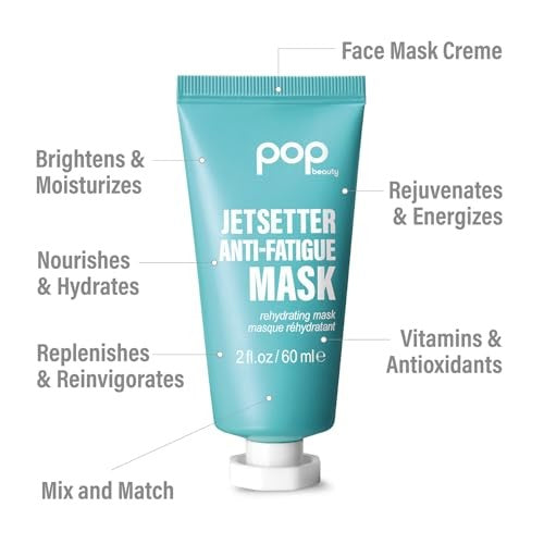 Anti-Fatigue Hydrating Face Mask with Ceramides, 2oz