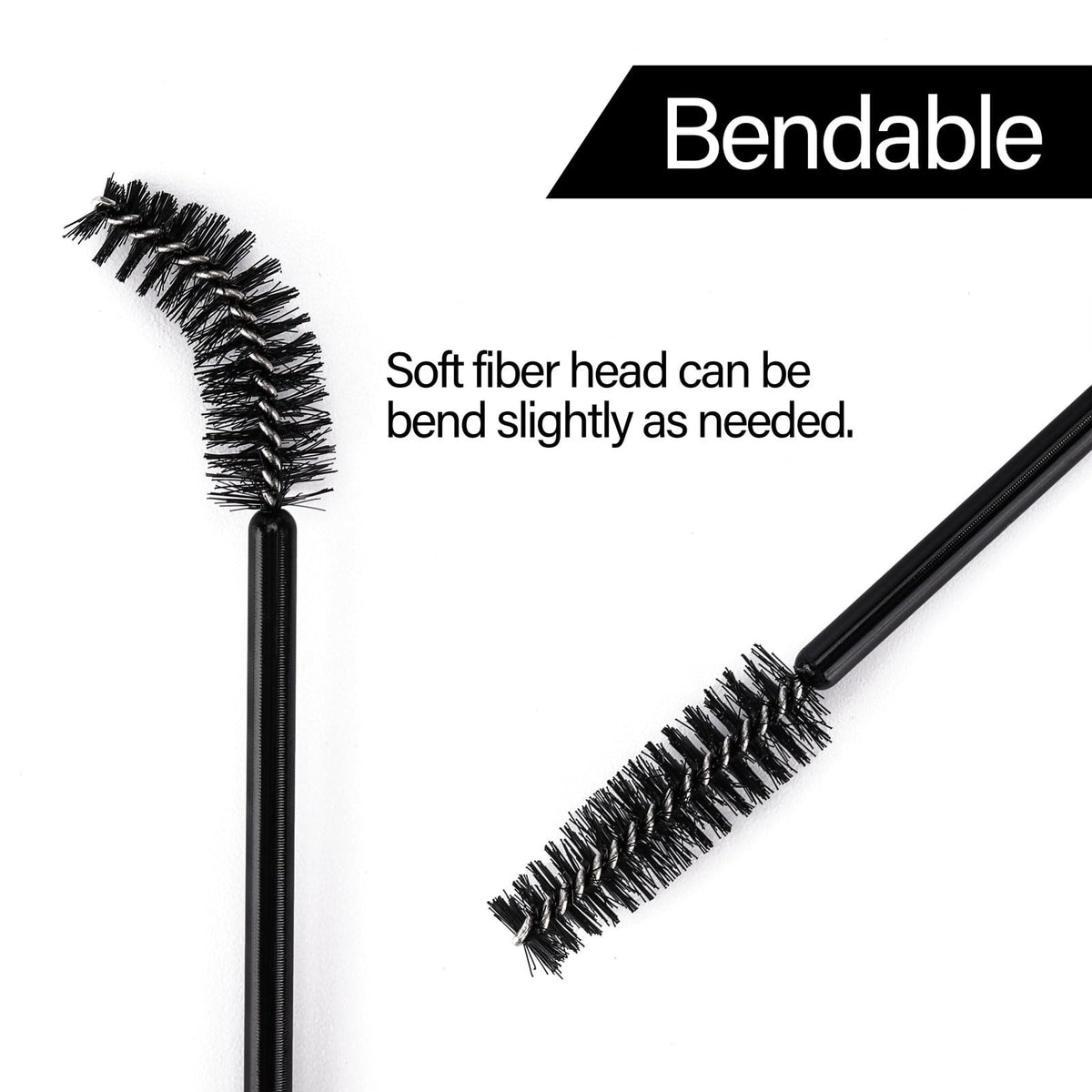 Disposable Mascara Wands 500 Pieces Eyelash & Brow Applicators Professional Makeup Tool