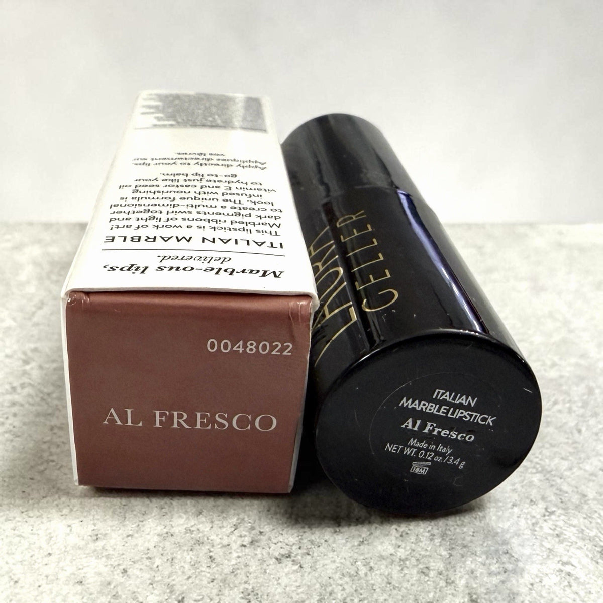 Italian Marble Lipstick - Lip Rouge in AL FRESCO 3.4g - Lip Makeup