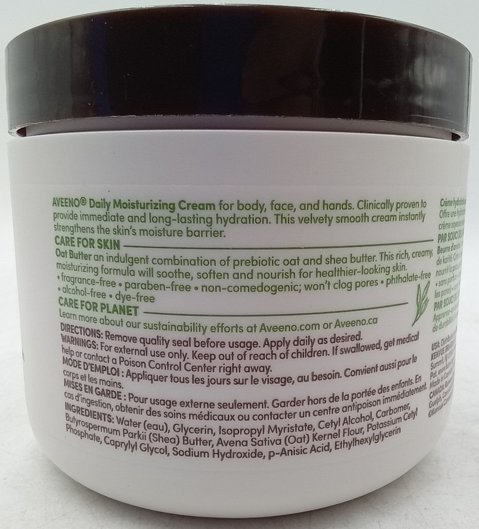 AVEENO Daily Moisturizing Cream Normal to Dry Sensitive Skin 20 oz