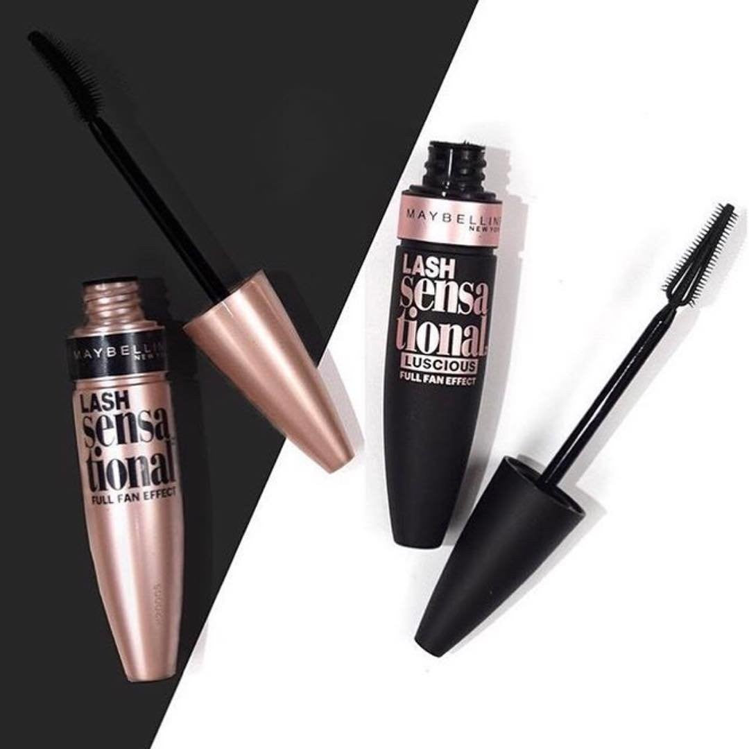 Lash Sensational Washable Mascara - Blackest Black with Fanning Reservoir Brush