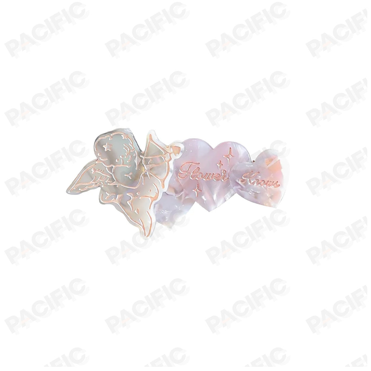 Flower Knows Strawberry Rococo Hair Clip Pink Blue Purple 3 Colors US
