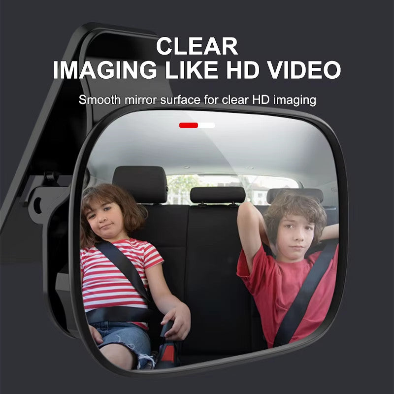Car Baby Mirror 120-Degree Wide-Angle Interior Rear View Mirror